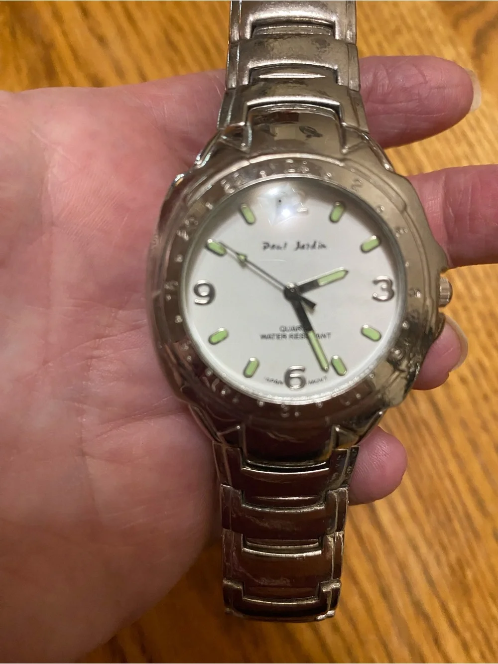 Silver Metal Bracelet Quartz Watch -